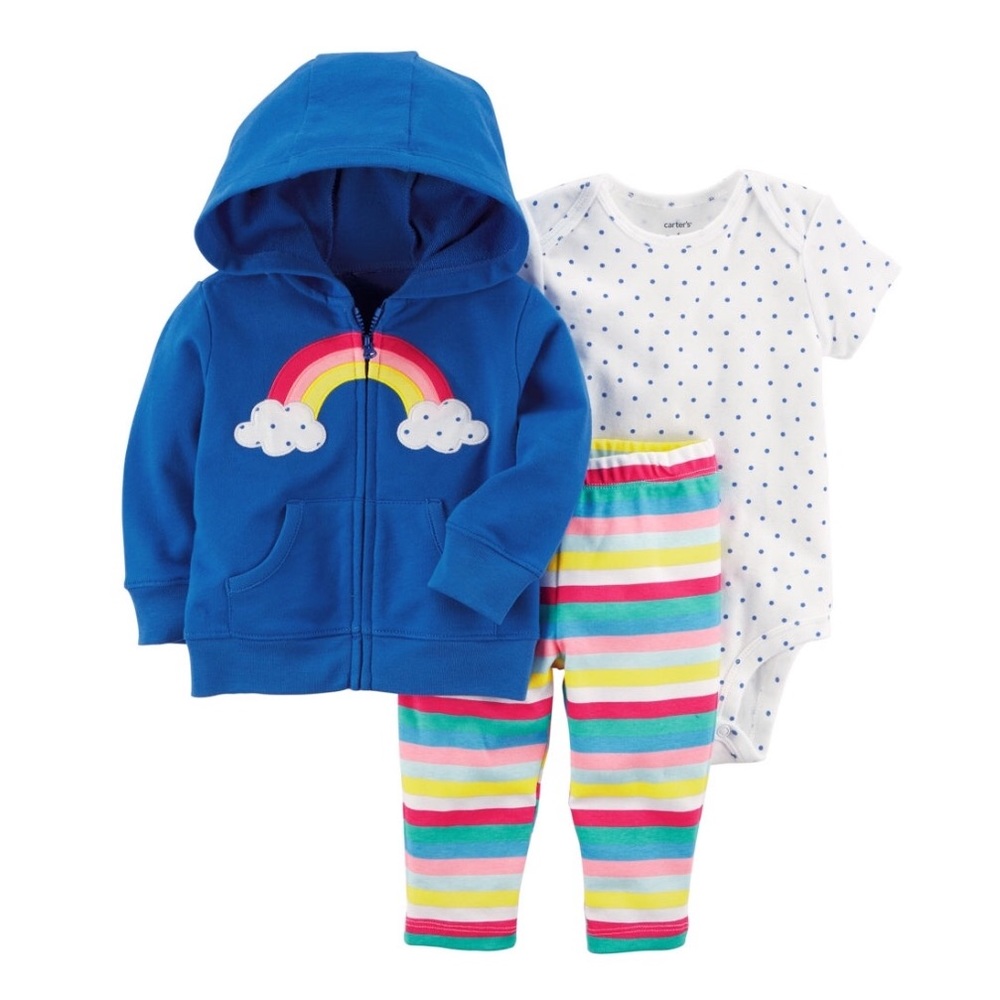 New Carter’s 3 piece baby girl outfit